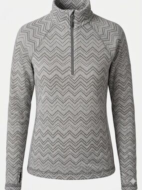 Women’s Eddie Bauer Chevron Active Quarter Zip Pullover